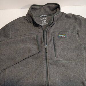 Men's L.L.Bean Sweater Fleece Full-Zip Jacket XL Reg Slightly Fitted 504938
